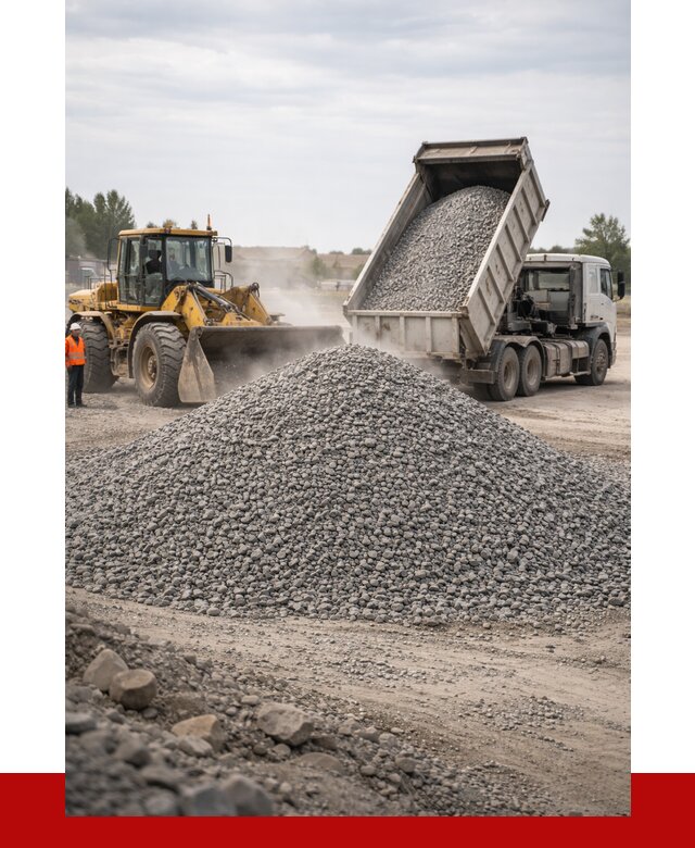 Купить щебень с доставкой в Дедовске от 2749 руб. | ПРОНЕРУДДдв