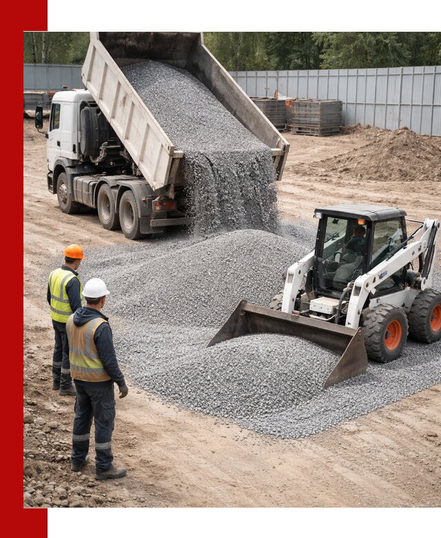 Доставка и продажа гранитного щебня фракции 0-5 в Дедовске