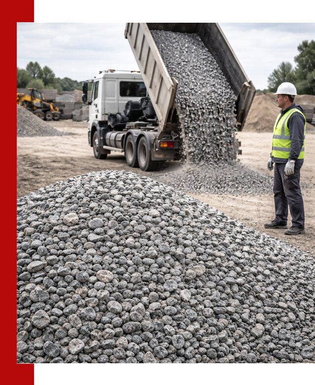 Доставка и продажа гранитного щебня фракции 5-20 в Дедовске