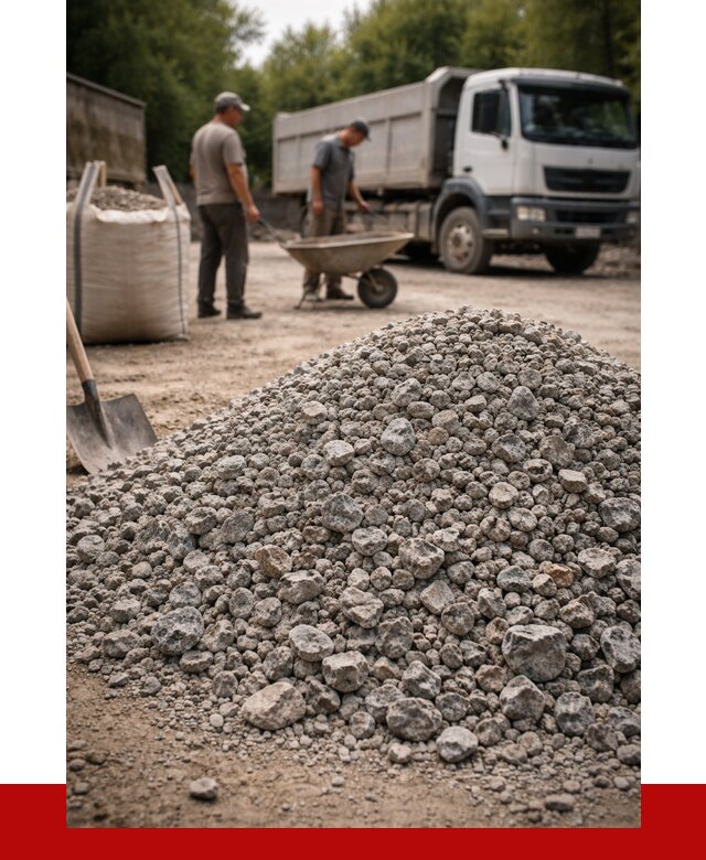 Гранитный щебень фракция 20-40 в Дедовске от 3518 руб. ПРОНЕРУДДдв