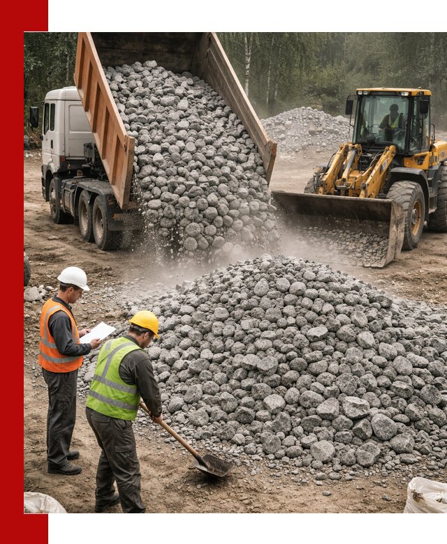 Гранитный щебень фракция 70-150 доставка в Дедовске