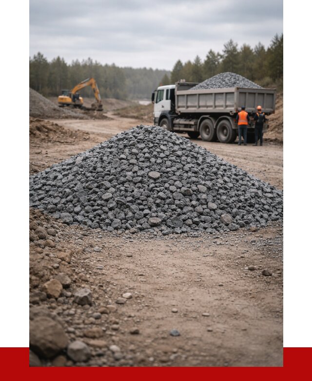 Щебень габбро диабаз фракция 40-70 в Дедовске от 2419 р-ПРОНЕРУДДдв