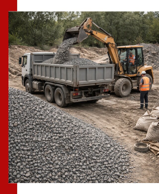 Доставка гравийного щебня в Дедовске оптом и в розницу