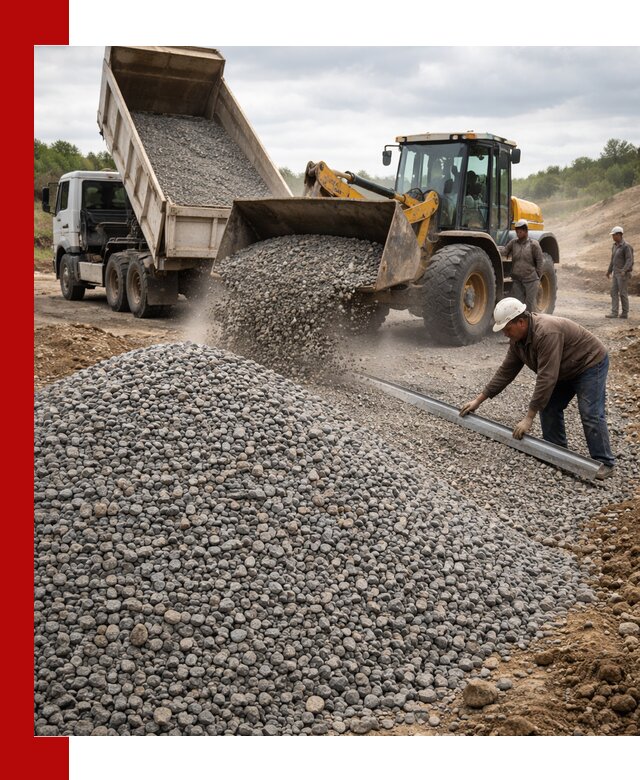 Гравийный щебень фракция 5-20 с доставкой в Дедовске