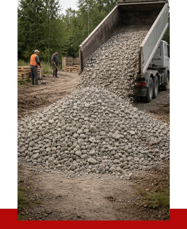 гравийный щебень фракция 70-120 в Дедовске от 2694 р. ПРОНЕРУДДдв