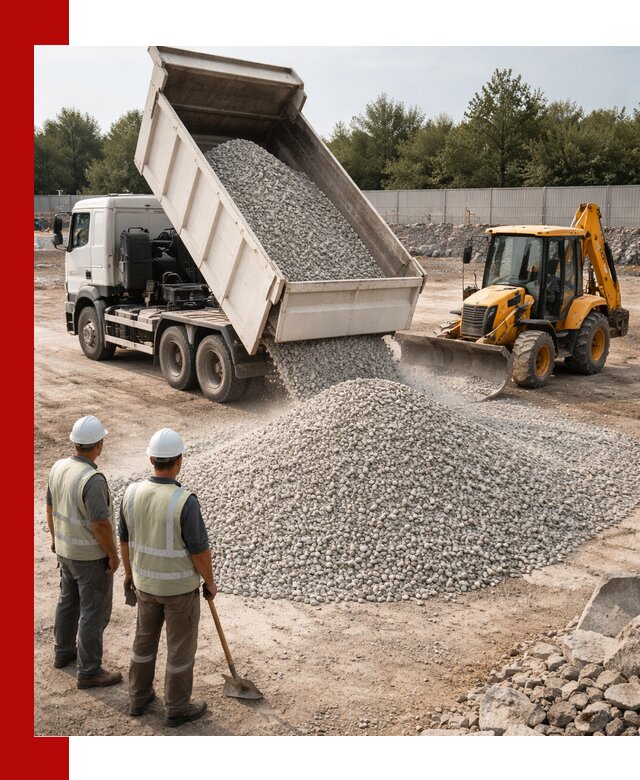 Купить известняковый щебень фракции 5–10 мм с доставкой в Дедовске