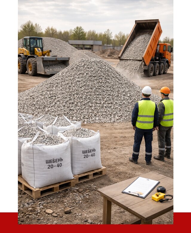 Известняковый щебень 20-40 в Дедовске от 2309 р. ПРОНЕРУДДдв