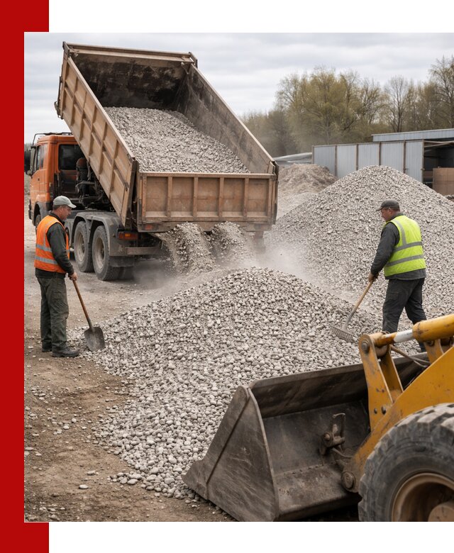 Доломитовый щебень фракции 5-20 с доставкой в Дедовске
