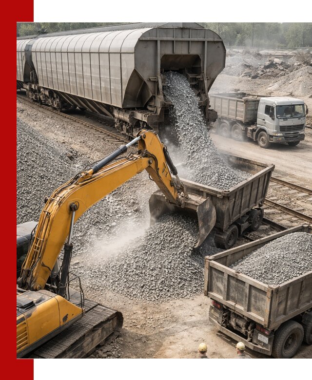 Доставка железнодорожного щебня в Дедовске крупными партиями быстрого отгруза