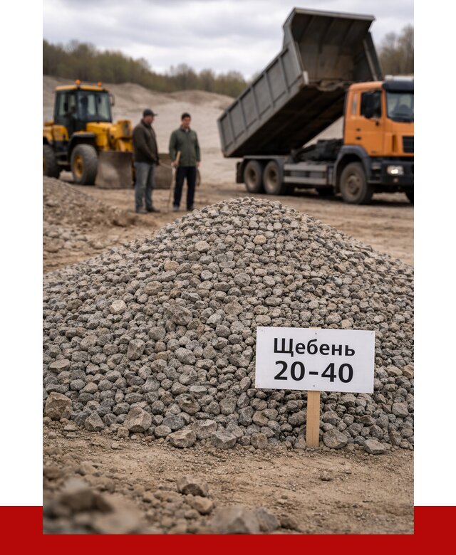 Бетонный щебень фракция 20-40 в Дедовске от 2694 р. | ПРОНЕРУДДдв