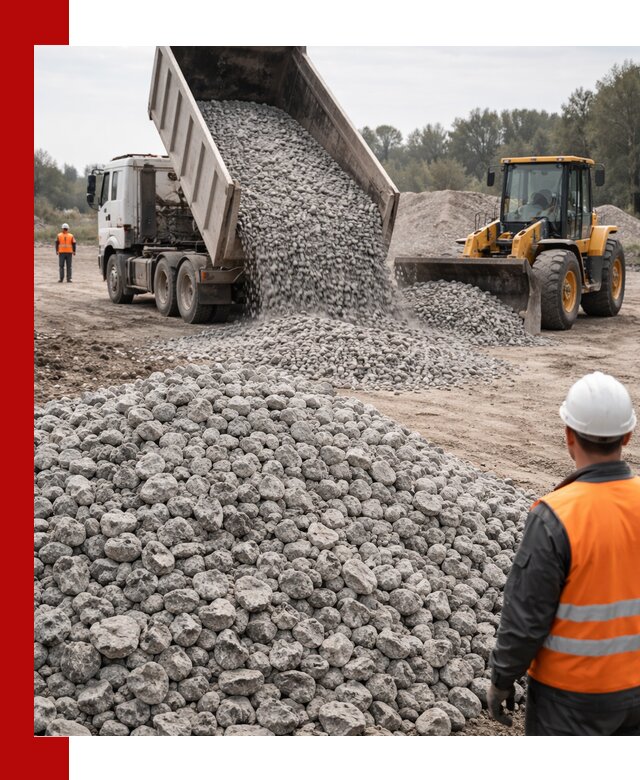 Доставка бетонного щебня фракции 20-40 в Дедовске