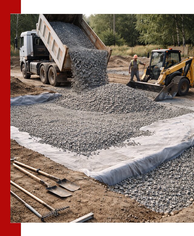 Щебень для фундамента с доставкой в Дедовске