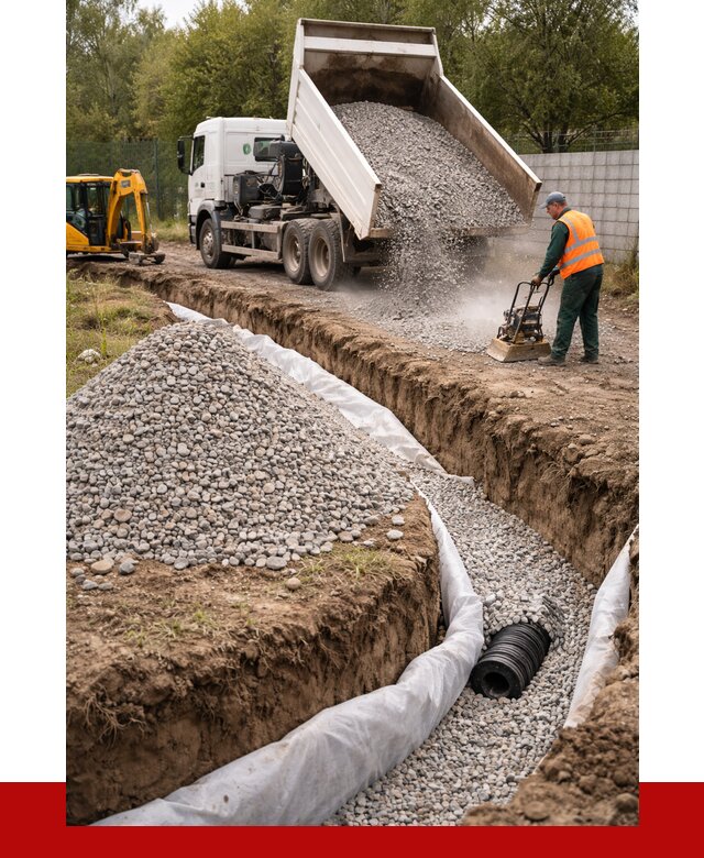 Щебень для дренажа в Дедовске от 2034 р., ПРОНЕРУДДдв доставка