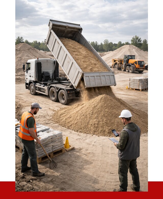 Карьерный песок с доставкой в Дедовске от 3958 р. ПРОНЕРУДДдв