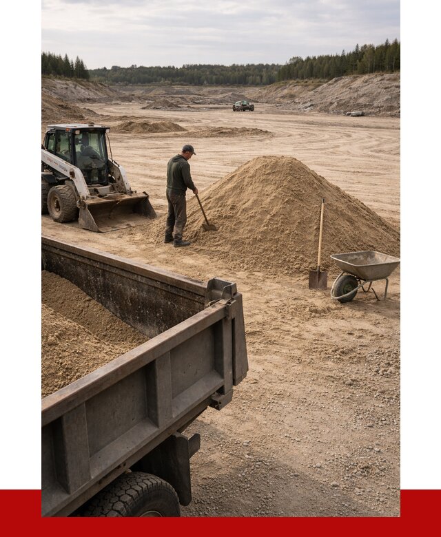 Карьерный песок среднезернистый в Дедовске, от 2419 р. ПРОНЕРУДДдв