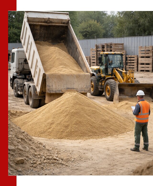 Доставка карьерного мелкозернистого песка в Дедовске