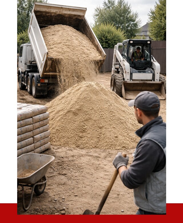 Мытый речной песок с доставкой в Дедовске от 1594 р. | ПРОНЕРУДДдв