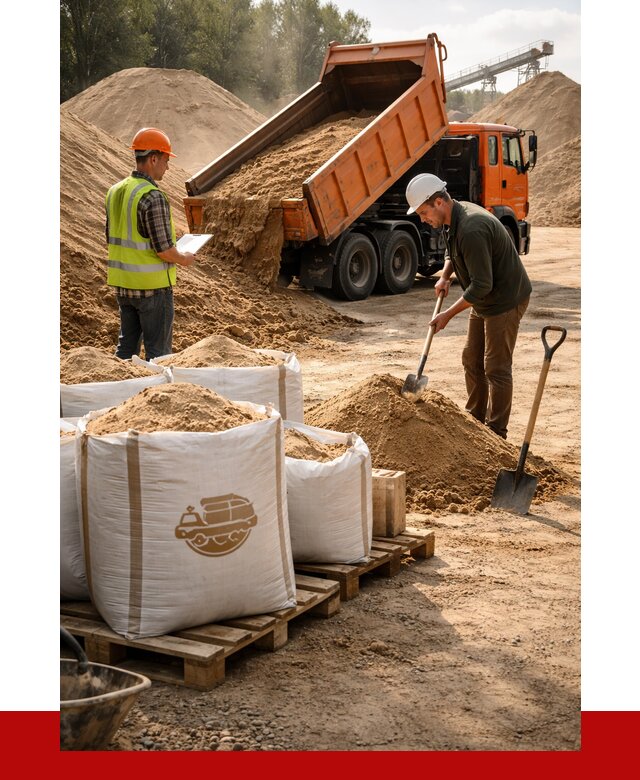 Строительный песок в Дедовске от 2419 р. с доставкой, ПРОНЕРУДДдв