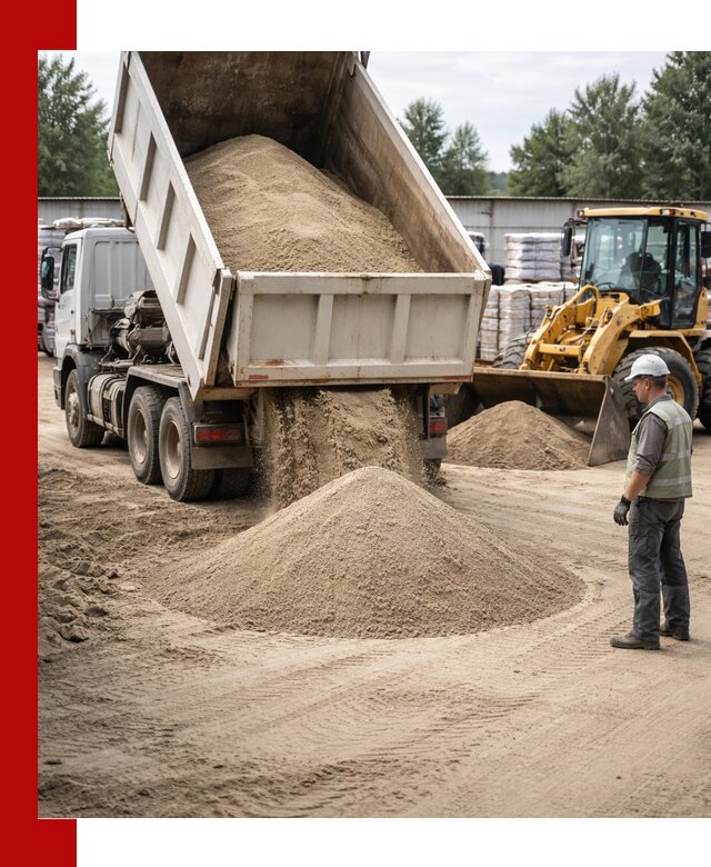 Поставка и доставка песка для бетона в Дедовске