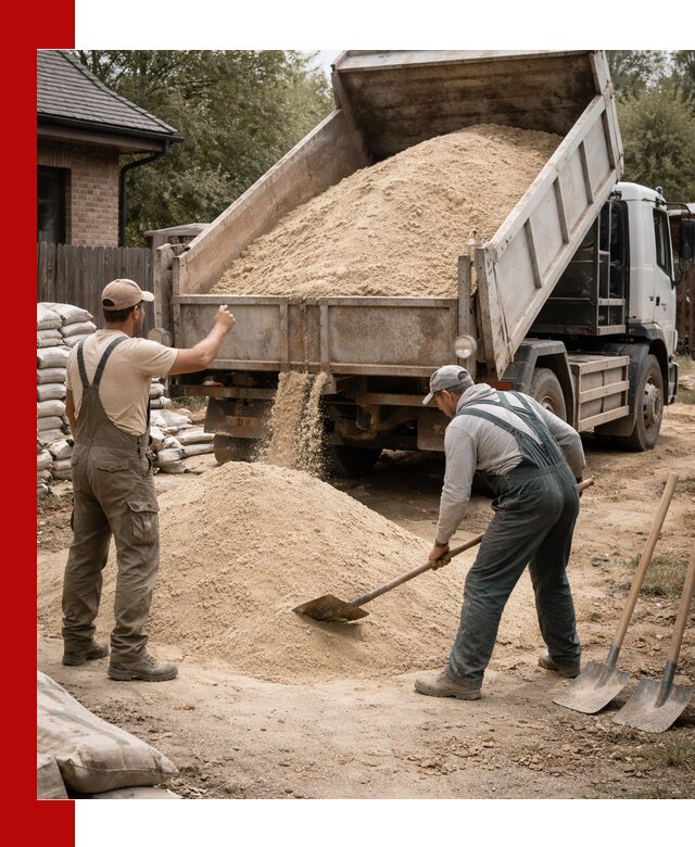 Песок для штукатурки с доставкой в Дедовске качественный и чистый