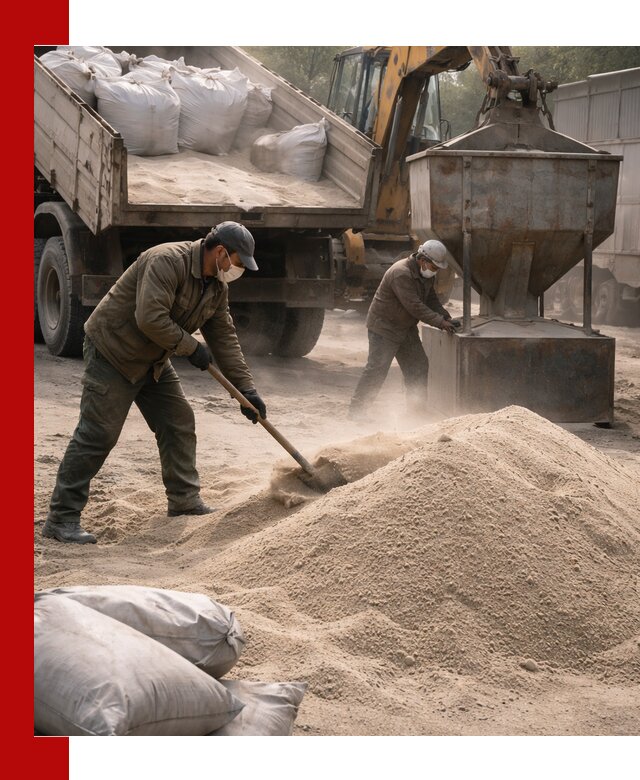 Кварцевый песок для пескоструя в Дедовске — доставка и качество