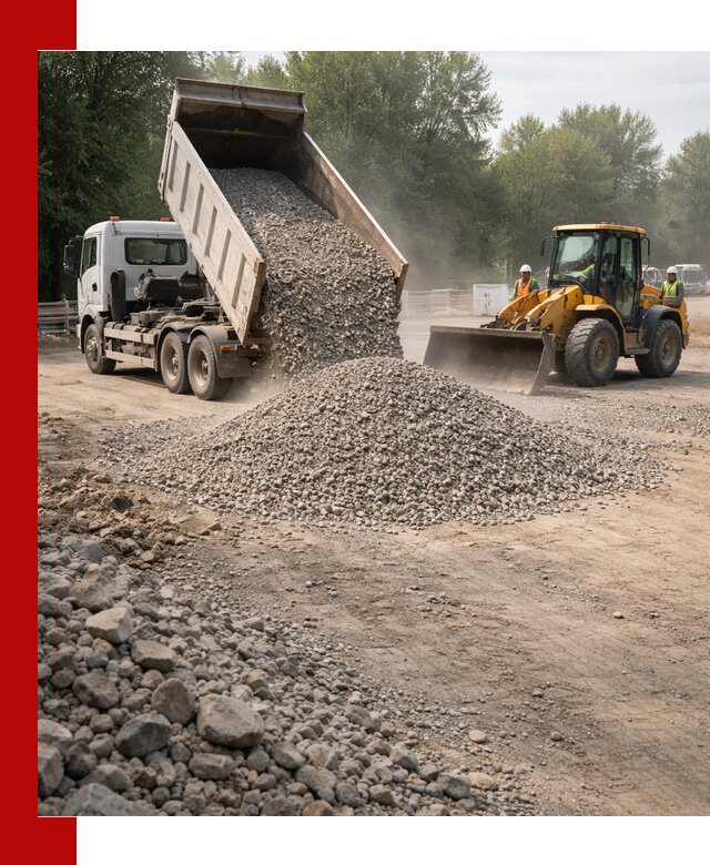 Гравий фракция 5–20 доставка в Дедовске оптом и в розницу