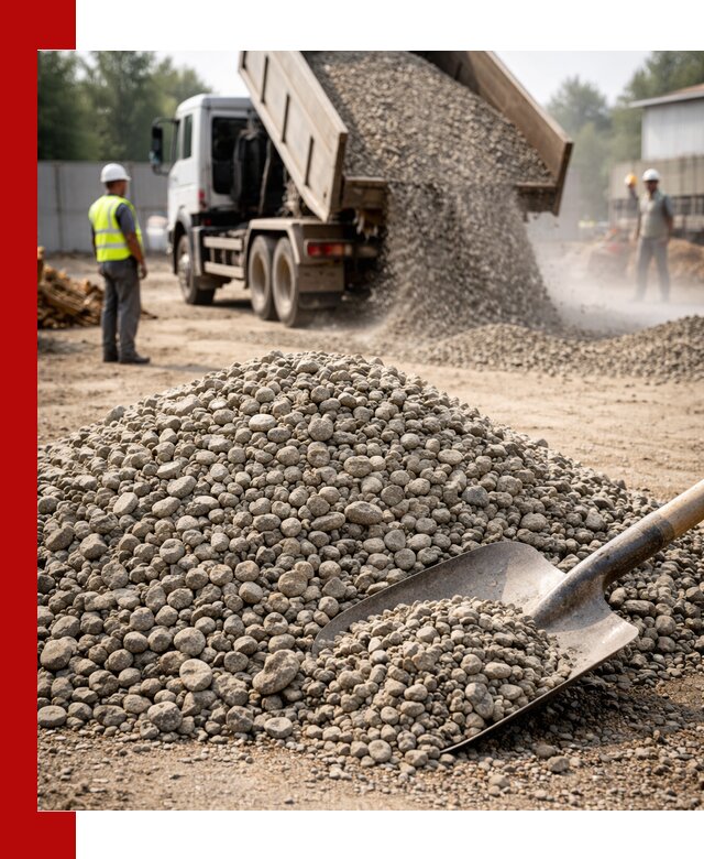 Доставка гравия фракции 20-40 в Дедовске с самосвалами