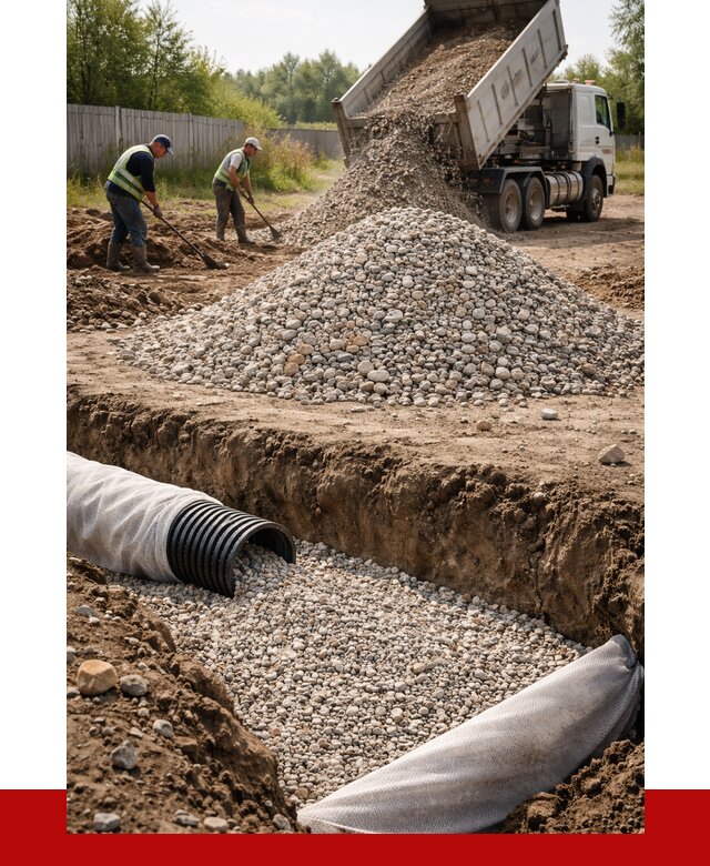 Гравий для дренажа в Дедовске от 2419 р., доставка ПРОНЕРУДДдв