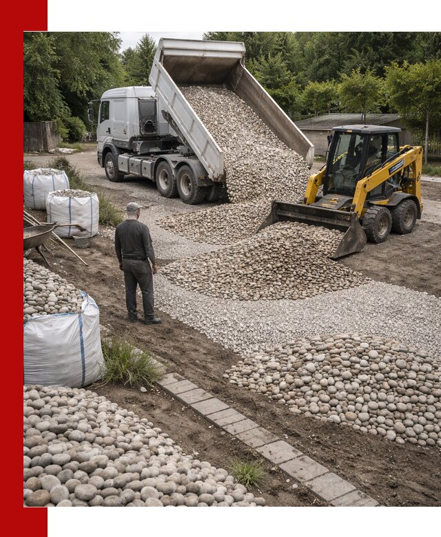 Доставка морской гальки оптом и в розницу в Дедовске