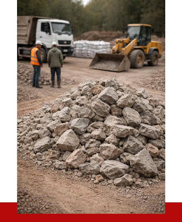 Купить бутовый камень с доставкой в Дедовске от 2529 р. | ПРОНЕРУДДдв