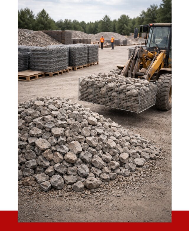 Камень для габионов фракция 70-150 в Дедовске от 4618 р. | ПРОНЕРУДДдв