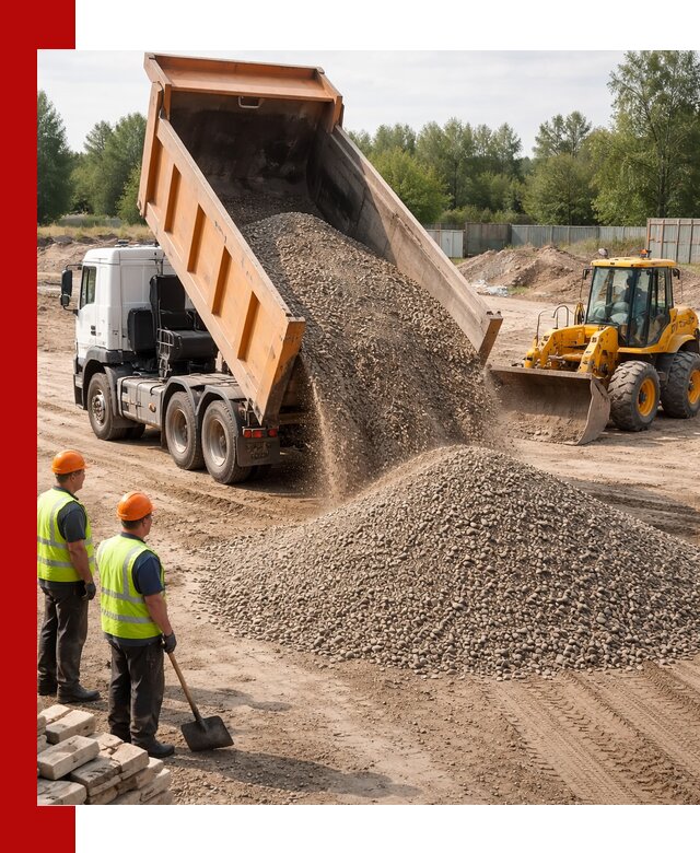Доставка щебёночно-песчаной смеси ЩПС С7 в Дедовске
