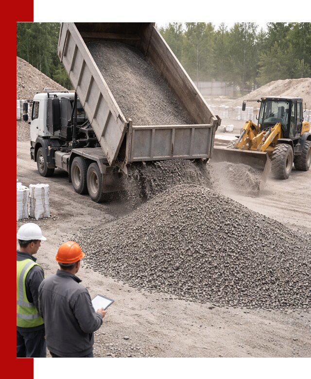 Доставка и продажа гранитного отсева 0-10 в Дедовске