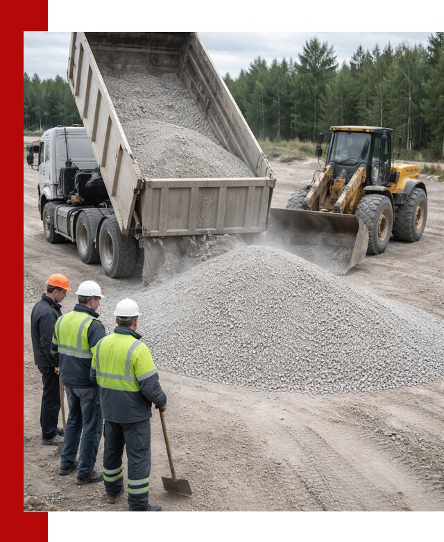 Известняковый отсев 0-5 доставка в Дедовске быстро и выгодно