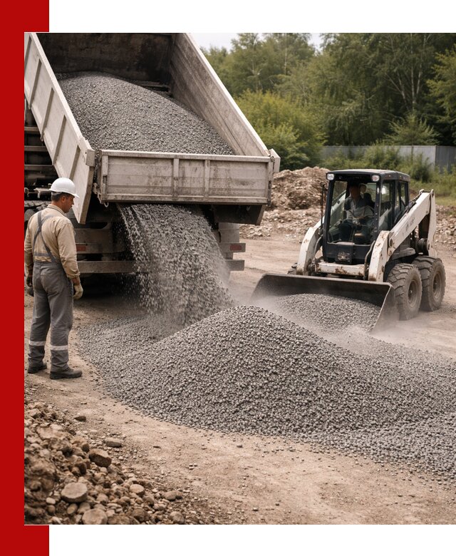 Доставка гравийного отсева 0-5 в Дедовске оптом и в розницу