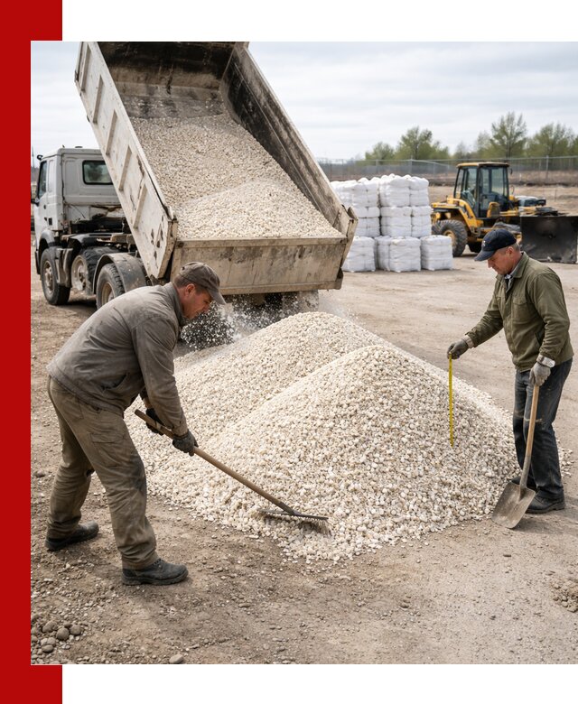 Мраморная крошка с доставкой и разгрузкой в Дедовске
