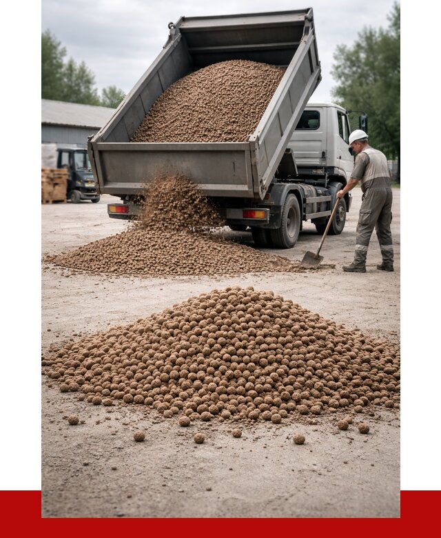 Керамзит с доставкой в Дедовске от 4618 р. за м3 | ПРОНЕРУДДдв