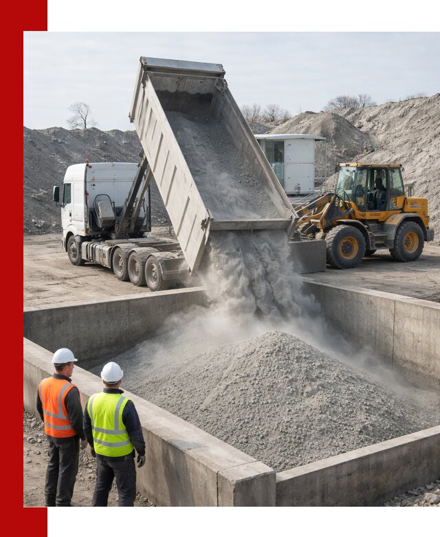 Доставка цемента навалом в Дедовске крупными партиями