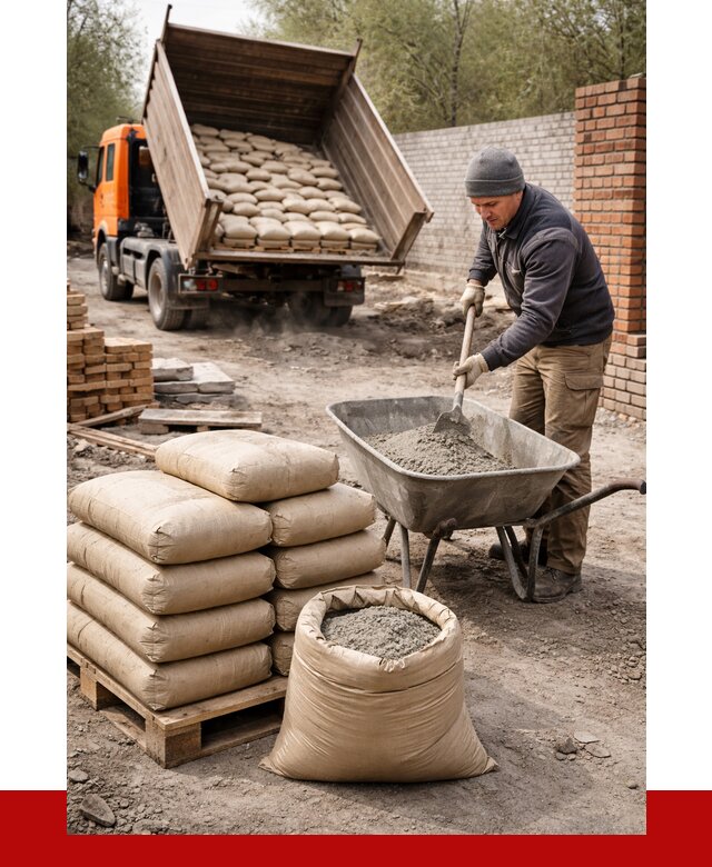 Купить сухую смесь для кладки в Дедовске от 1319 р. | ПРОНЕРУДДдв