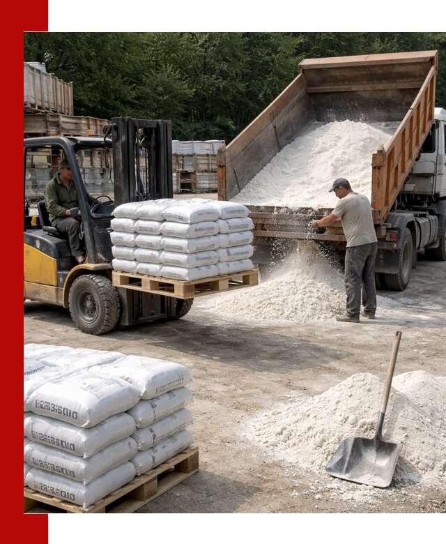 Доставка строительной извести оптом и в розницу в Дедовске