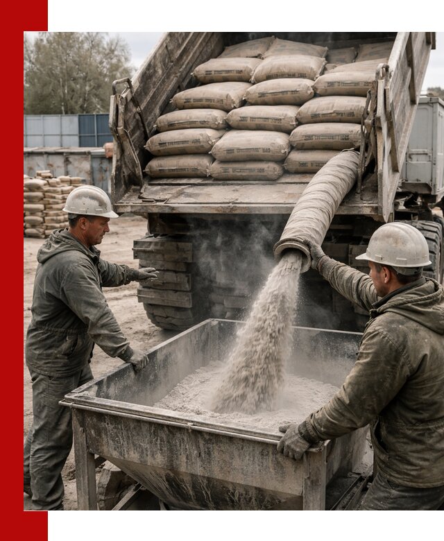 Доставка цемента М400 в Дедовске оптом и в розницу