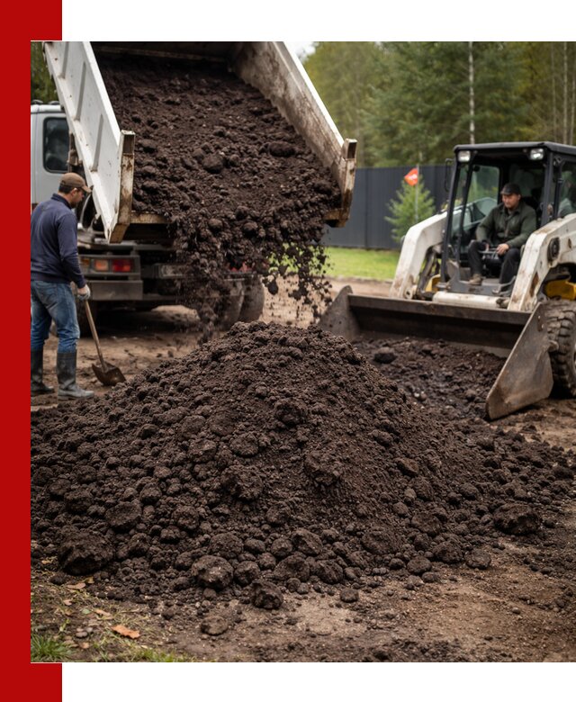 Плодородный грунт с доставкой в Дедовске для садов и огородов