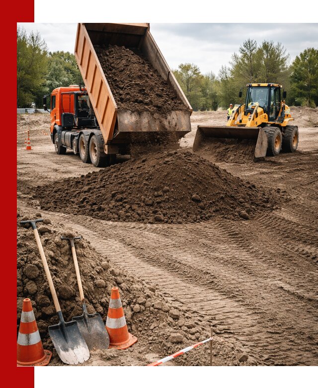 Поставка и доставка планировочного грунта в Дедовске