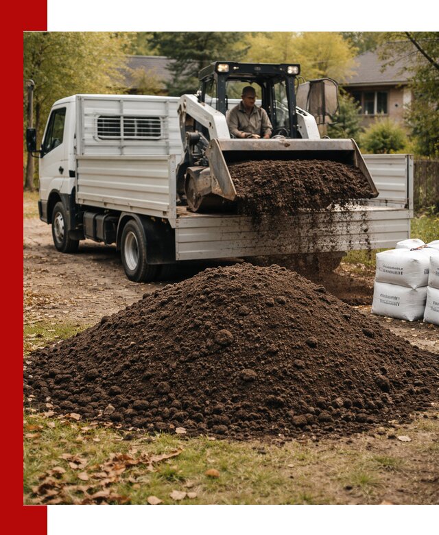 Доставка садовой земли в больших объёмах в Дедовске