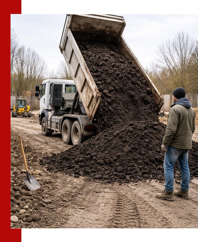 Доставка чернозема навалом в Дедовске быстро и выгодно