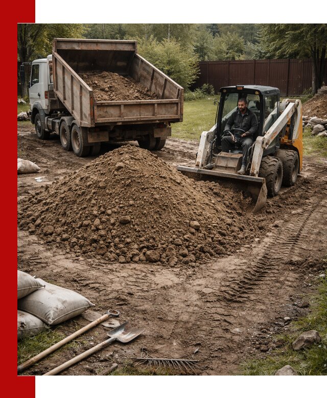 Суглинок для планировки участков в Дедовске с доставкой и выгрузкой