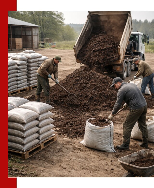 Доставка компоста оптом и в розницу в Дедовске