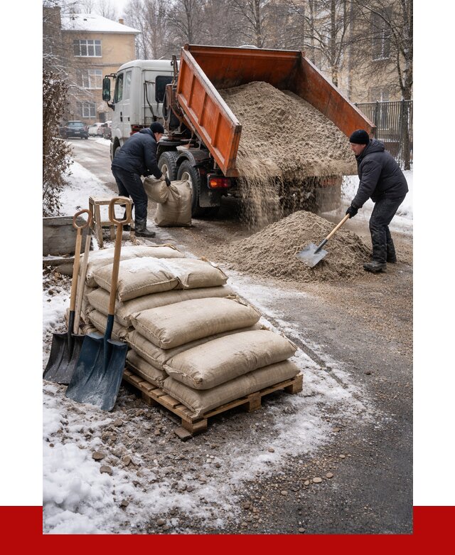 Противогололедные материалы оптом в Дедовске от 4618 р. | ПРОНЕРУДДдв