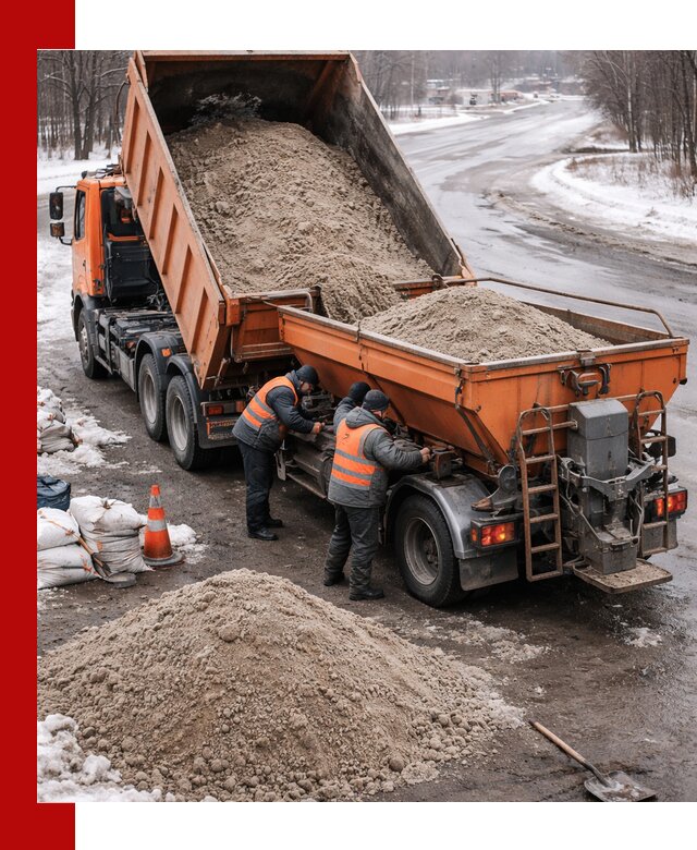 Поставка и вывоз пескосоля в Дедовске оптом и в розницу