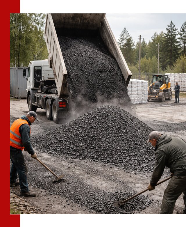 Доставка и продажа асфальтного гранулята в Дедовске